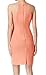 Calvin Klein Womens Sleeveless Sheath Cocktail Dress Orange 10