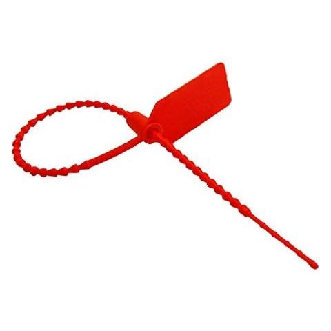 FSSS Ltd FIRE EXTINGUISHER SECURITY SUITCASE TAG TIES TAMPER SEALS x 25 (RED) Cover