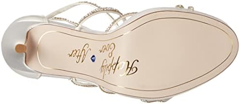 Jessica Simpson Women's JAEYA Heeled Sandal, White, 7.5 | Image 3