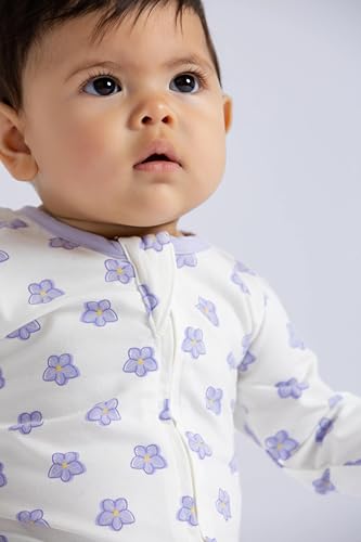 Image of monica + andy Double Zipper One Piece, 100% Organic Baby Clothes for Girls & Boys, Unisex, Preemie, Newborn & Infant Sizes