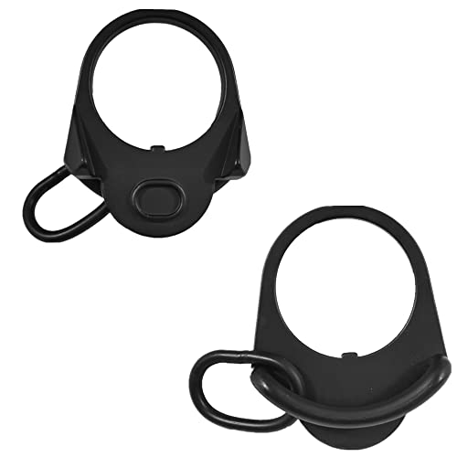 FIRECLUB Sling Swivel Ambidextrous Sling Attachment Point for M4 Airsoft GBB Sling Adapter Hunting (2 unidades por paquete) Cover