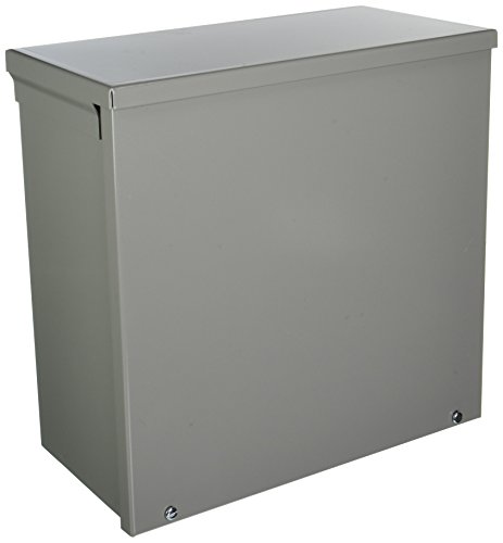 Hoffman A12R126NK NEMA 3R Enclosure, Screw Cover, Galvanized, Painted, 12.00