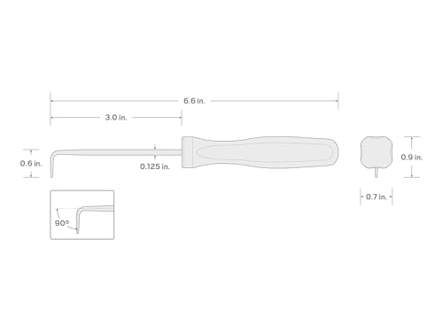 Image of TEKTON 90-Degree Blunt Pick | PNH24103