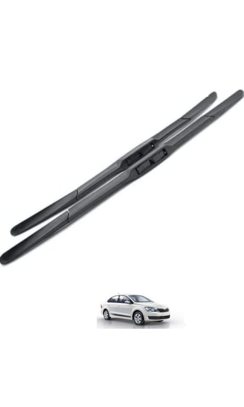 Image of AWB Hybrid Wiper Blades Compatible with Skoda Rapid, Size- 24 inch16 inch(Pack of 2)