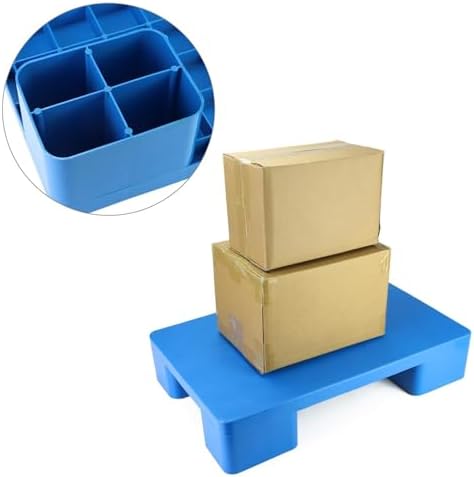 Waterproof Plastic Pallet for Basement Storage – Lightweight & Durable Cargo Display Pad for Oil Drums, Cartons & Supermarket Use (40x40cm/16x16in