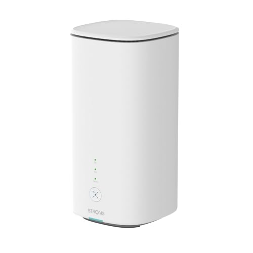 STRONG Router 5G SIM WiFi 6 AX3000 CPE, hasta 3.2 Gbps, 2.5GE WAN/LAN & 1GE LAN, RJ11 VoIP/VoNR,...