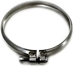 Fascetta di bloccaggio canna fumaria DN 130 tubo acciaio inox 316