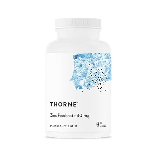 Thorne Zinc Picolinate 30mg Capsules