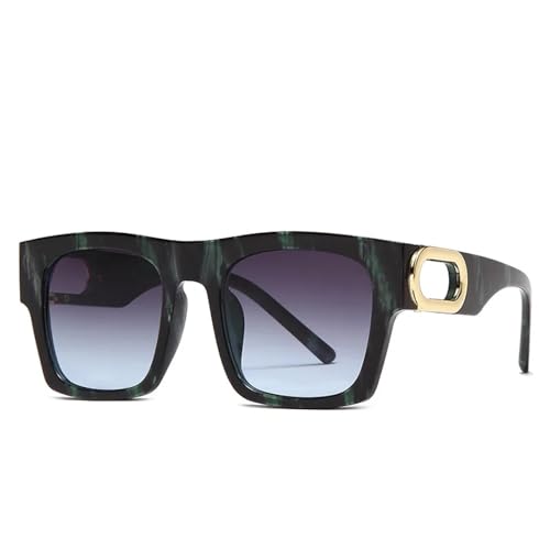 Lunettes de soleil surdimensionnées vintage rétro UV400 pour hommes et femmes