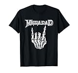 Megadad Retro 90s Hard Rock Band Heavy Metal Father's Day T-Shirt