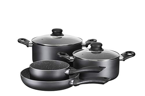 MÄSER 931727 Serie Izar - Batería de cocina antiadherente, apta para inducción, incluye 2...