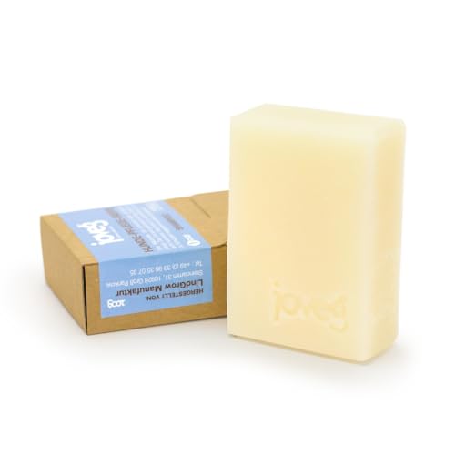joveg® Hundeshampoo Pflege Seife - Sanfte Reinigung Fellpflege und Hautpflege für Hunde - Wirkt rückfettend und schützt die Haut vor Austrocknung - Made in Germany, Handgemacht, 100g