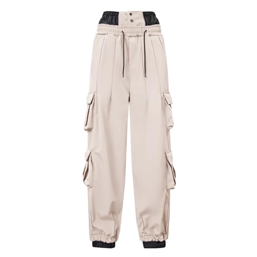 Pantalon de ski doublé pour randonnée en montagne et aventures dans la neige