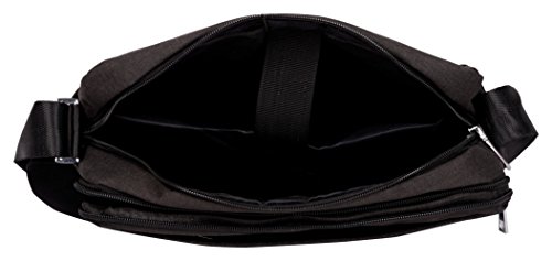 Image of Fabric 2-Liters Black 14 inch Laptop Bag (BAGTL0147)