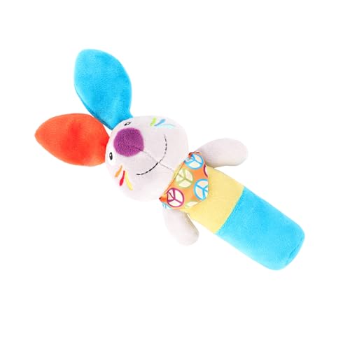 Jouet d'éveil en peluche bébé anneau de préhension hochet animal cartoon