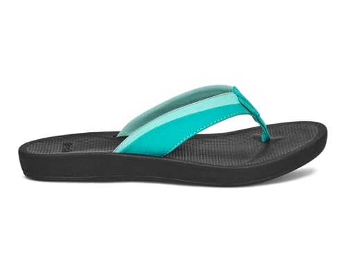Sanuk Women's Cosmic Aquarius 2 Flip-Flop, Turquoise, 5 UK