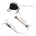SEWACC 1set Screen Door Roller Tool Window Screen Repair Kit Rollers Hook and Adhesive Strip for Easy Installation of Various Window Types