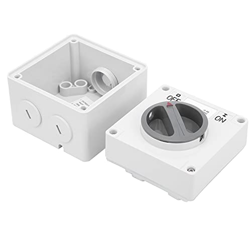 Interrupteur sectionneur IP66 2P 40A étanche pour installations industrielles extérieures