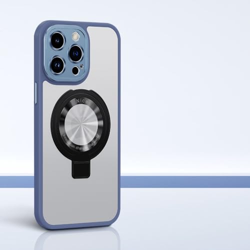 Étui de protection d'objectif bleu mat chargement sans fil iPhone 14 Pro Max 13 12