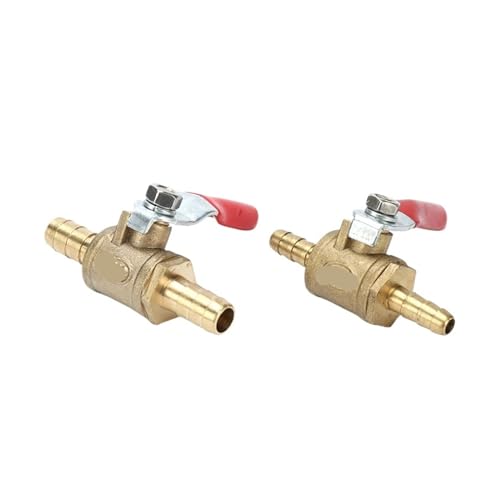 Vanne d'arrêt en laiton 6mm-12mm avec robinet à bille pour étanchéité air et carburant - 4