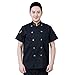 Produktbild Huicai Unisex Chef Uniformen Langarm Chef Coat Gebäck Bäcker Overalls Western Restaurant Küche Kurzarm Arbeitsuniformen
