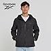 Reebok Rain Jacket Men with Hood, Windbreaker Men Lightweight Waterproof Jacket