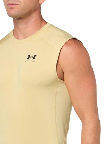 Image of Under Armour Men's HeatGear Compression Sleeveless T-Shirt