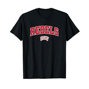 UNLV Rebels Arch Over Logo Officially Licensed T-Shirt