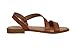 CUSHIONAIRE Women's Lido asym slingback sandal +Memory Foam COGNAC 9