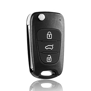 3 Tasten Gehäuse der Fernbedienung Typ Messer für Hyundai i10 i20 i30 ix20 ix35 und Kia Ceed Soul Sportage Venga – Auto Schlüsselgehäuse Pilot Autoschlüssel