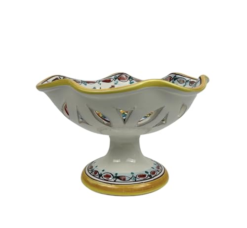 Pièce maîtresse surélevée en céramique sicilienne gomes art 5 cadeau idéal