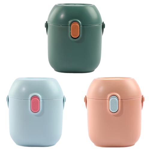 3pcs dosificador leche en polvo caja almacenamiento leche en polvo bebés caja leche en polvo dispensador leche en polvo dosificador llevar bebés recipiente dispensador leche en polvo