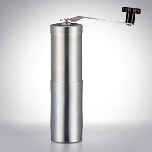 Manuelle Kaffeemühle Kaffeemühle Grat-Kaffeemühle mit Keramikschleifkern, Verstellbarer Mutter, abnehmbarem Waschen für zu Hause, im Büro oder