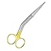 PRECISE CANAD AKnowles Bandage Scissors 5.5', Angled Shank Gold Handle Stainless Steel