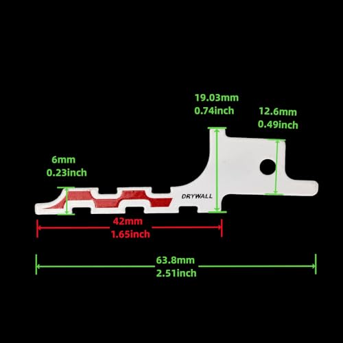 Ruimou 5PCS 48-00-1640 Reciprocating Saw Blade Suitable for Cutting Drywall,Gypsum Boards - Image 3