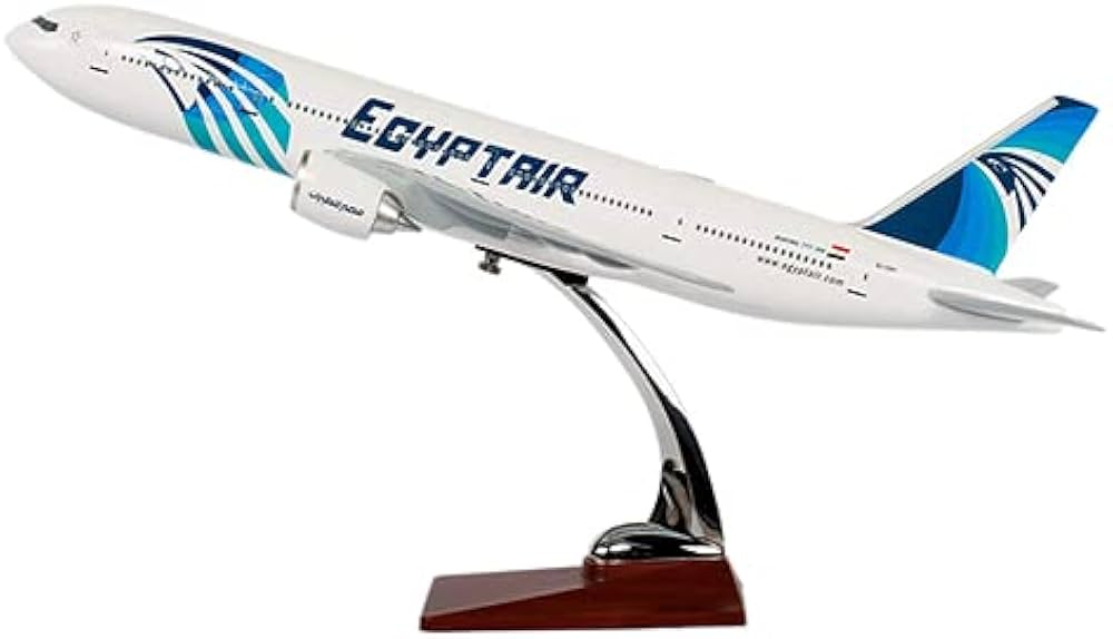 EgyptAir large model 47 cm boeing 777-300 model: Buy Online