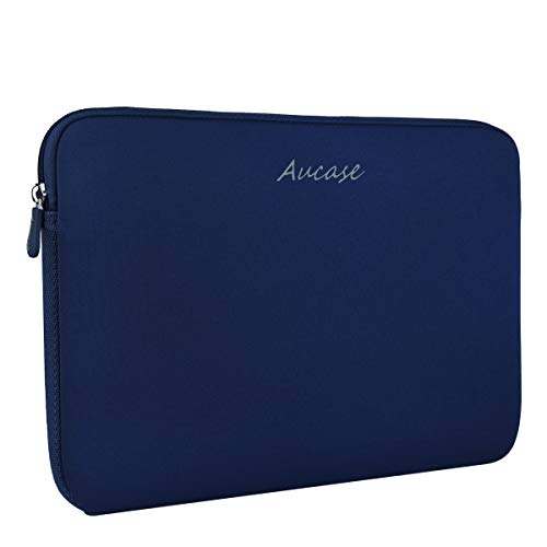 Aucase 15-16 inch Laptop Sleeve Case Compatible with MacBook Pro 16'' / Pro 15'' (2017), HUAWEI Matebook D16, Water Repellent Neoprene Protective Bag, Navy Blue
