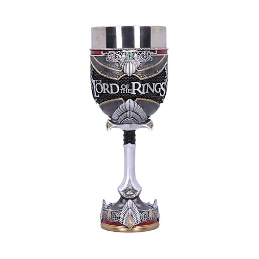 Nemesis Now Copa Aragorn con licencia oficial del Señor de los anillos B5874V2, plata, 19,5 cm | Ya disponible en tu tienda friki favorita! En mundofriki.es! Nemesis Now Copa Aragorn con licencia oficial del Señor de los anillos B5874V2, plata, 19,5 cm | Ya disponible en tu tienda friki favorita! En mundofriki.es!