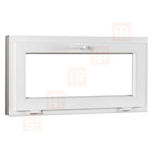 Kunststofffenster | 100x50 cm (1000x500 mm) | weiß | Kipp-Fenster Cover