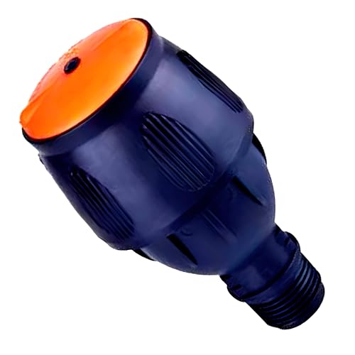 Aspersores de riego césped Giratorio 360º Difusor de Riego Cobertura Uniforme Aspersor Jardín Rosca 1/2' bspt Macho (HA-01)