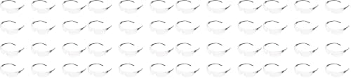 Amazon Basics Safety Glasses (Clear/Black) Anti-Fog 12-pack
