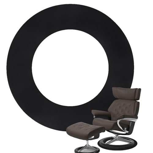 Alfombrilla para suelo de sillón reclinable y protector antideslizante de madera 7