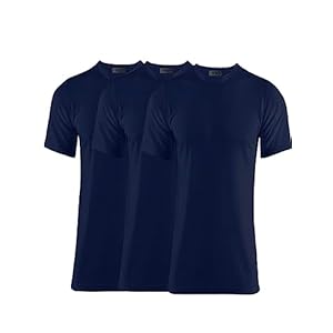 Thread Linens 3 Pack Mens Thermals T Shirt, Body Warmer Base Layer Thermal Underwear Mens Thermal Top for Men Size S-XXL