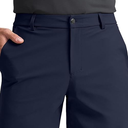 Shorts casuales para hombre con cintura elástica miniatura 4