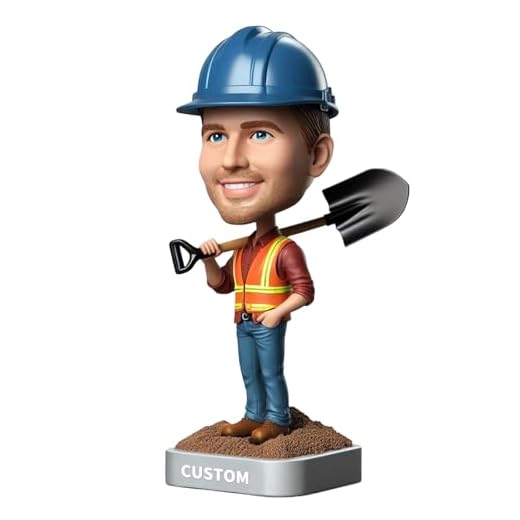 Safety Helmet Bobblehead for Workers