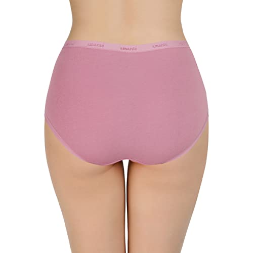 Image of Amante Solid Cotton Full Brief Panty Pack(Pack of 3)