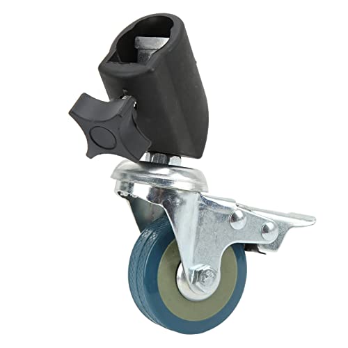 Image of Light Stand Swivel Casters Locking Caster Set with Brake for Photography Studio Video Equipment 22mm 3 Pack