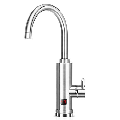 Preisvergleich Produktbild Durchlauferhitzer Wasserhahn Elektrischer Warmwasserhahn Küche Schnelles Heizen Leitungswasser Sichere Wasserkraftisolierung Übertemperatur automatisch ausgeschaltet