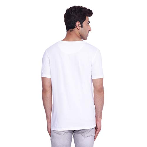 Image of Mickey Mouse Family by Wear Your Mind Men's Regular Fit Round Neck Short Sleeves Knitted T-Shirt