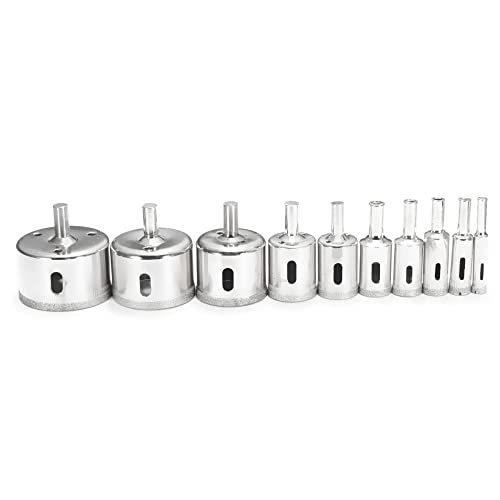 Set de 10 brocas de sierra con diamante 8mm-50mm miniatura 4